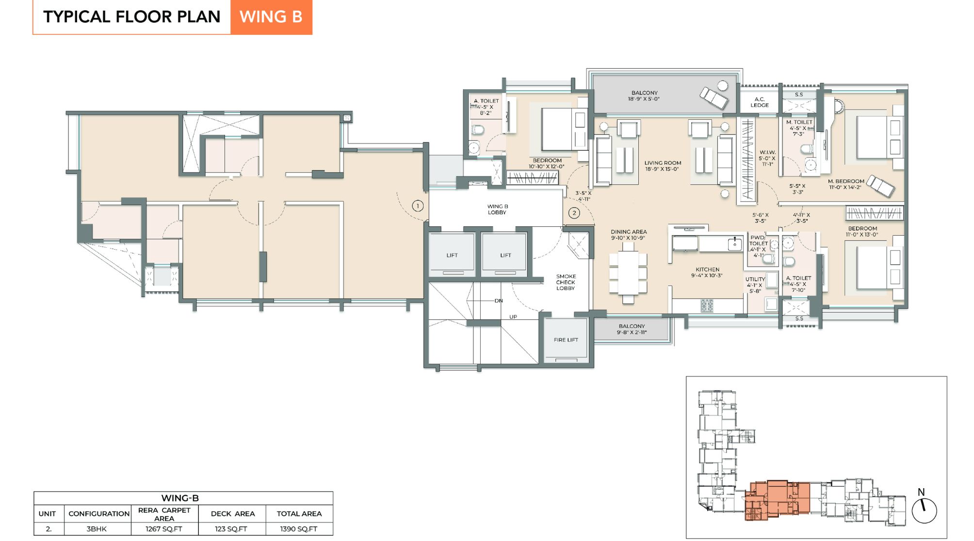 Arkade-Sapphire-Typical-Floor-Plan-Wing-B